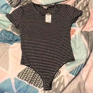 Stripped Bodysuit